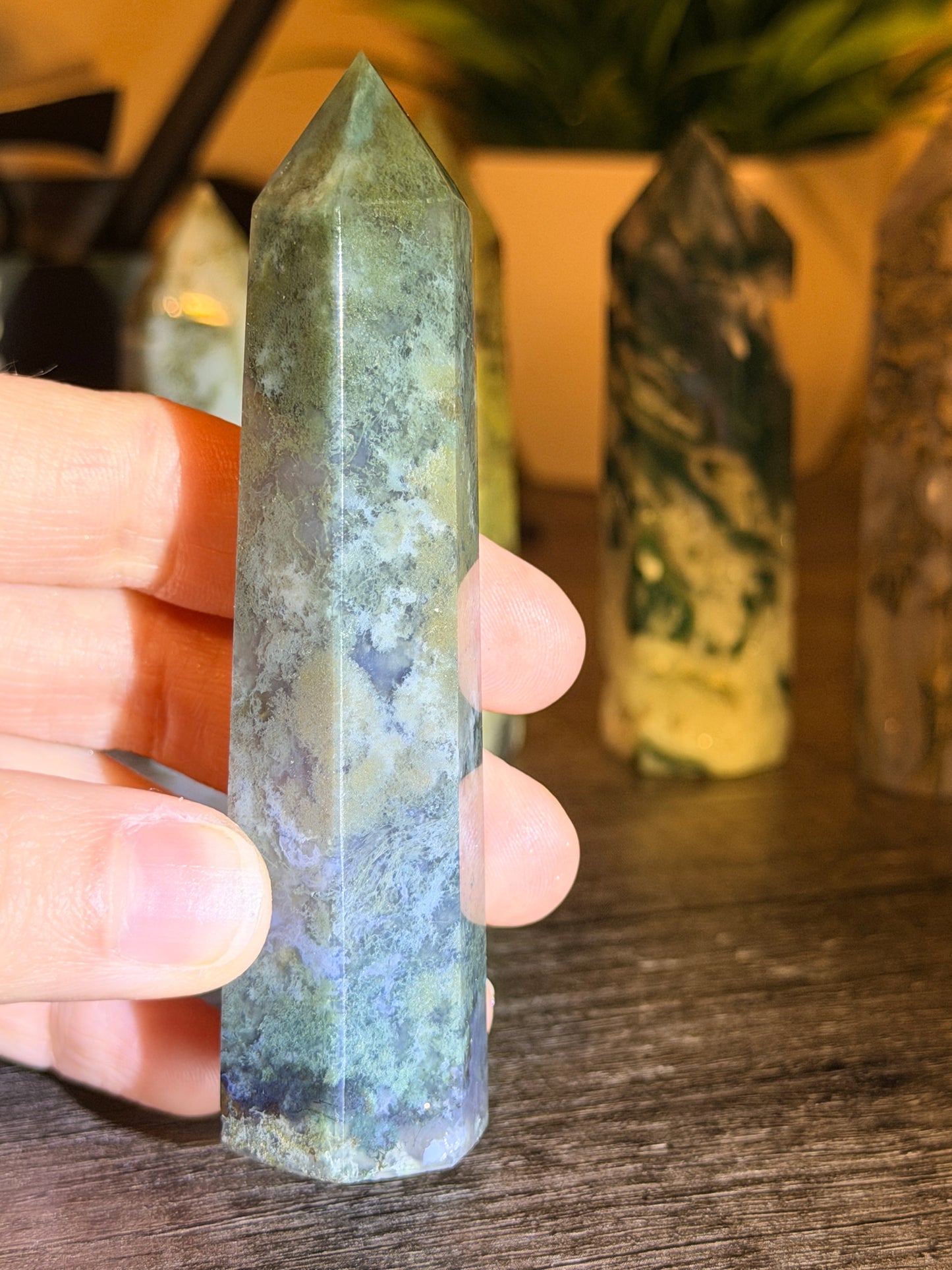 Moss Agate Tower Style 10