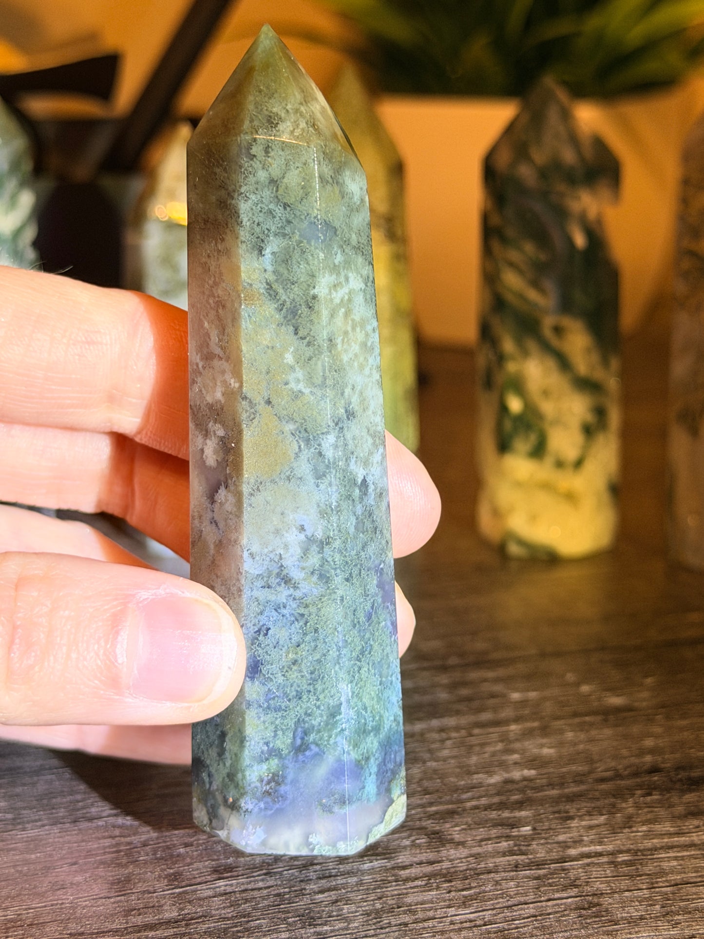 Moss Agate Tower Style 10