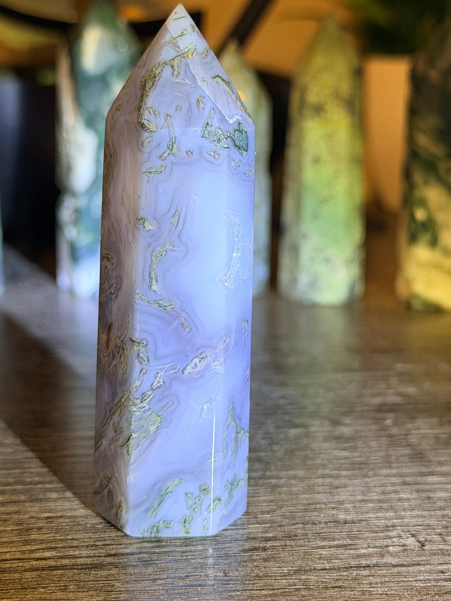 Moss Agate Tower Style 11