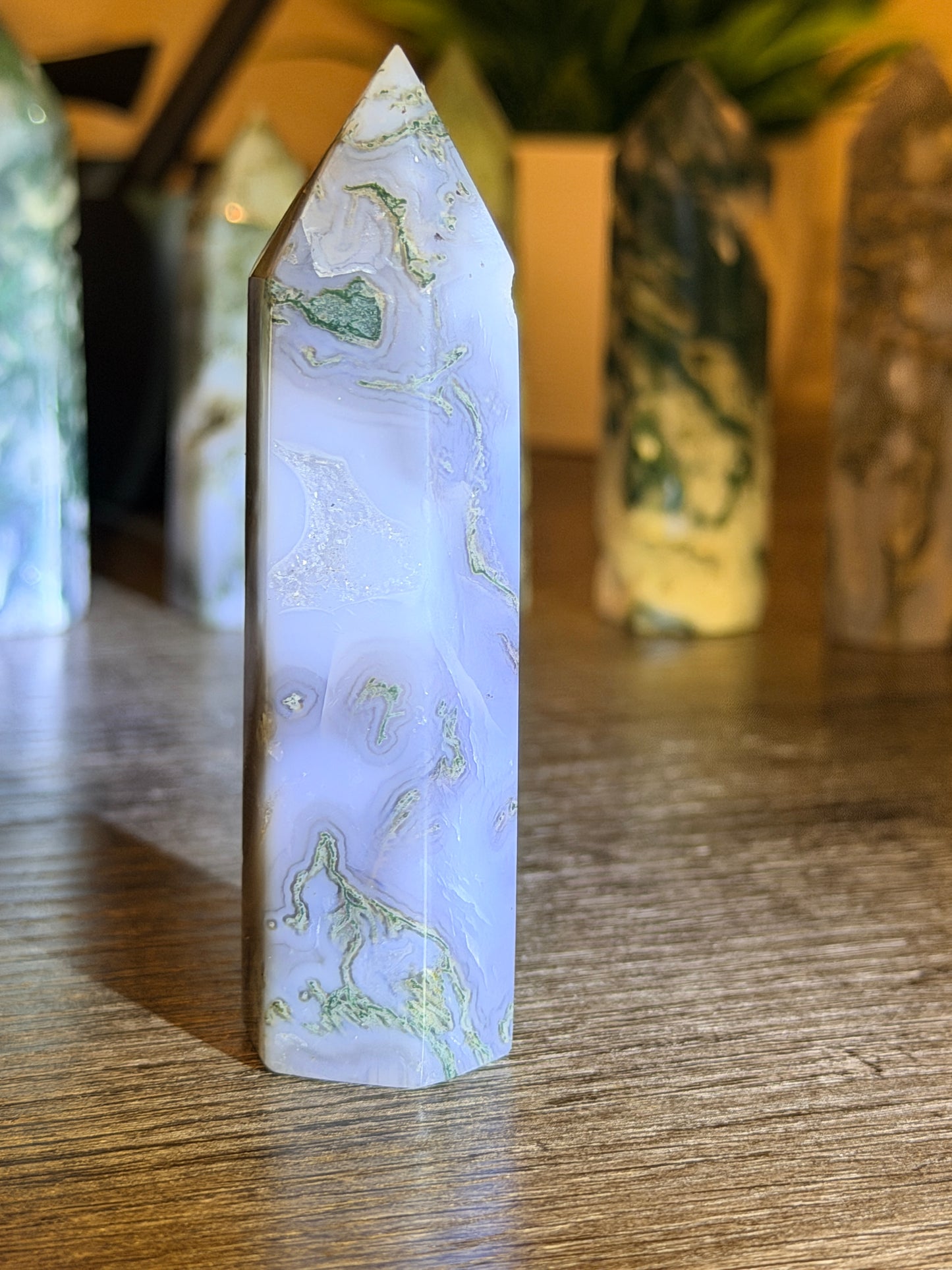 Moss Agate Tower Style 11