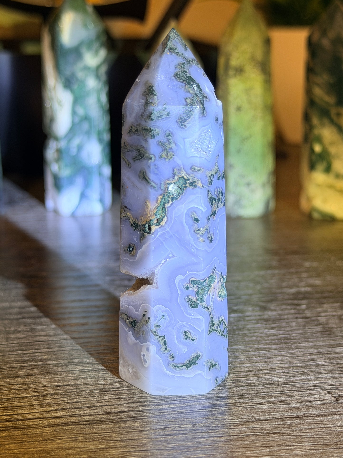 Moss Agate Tower Style 12