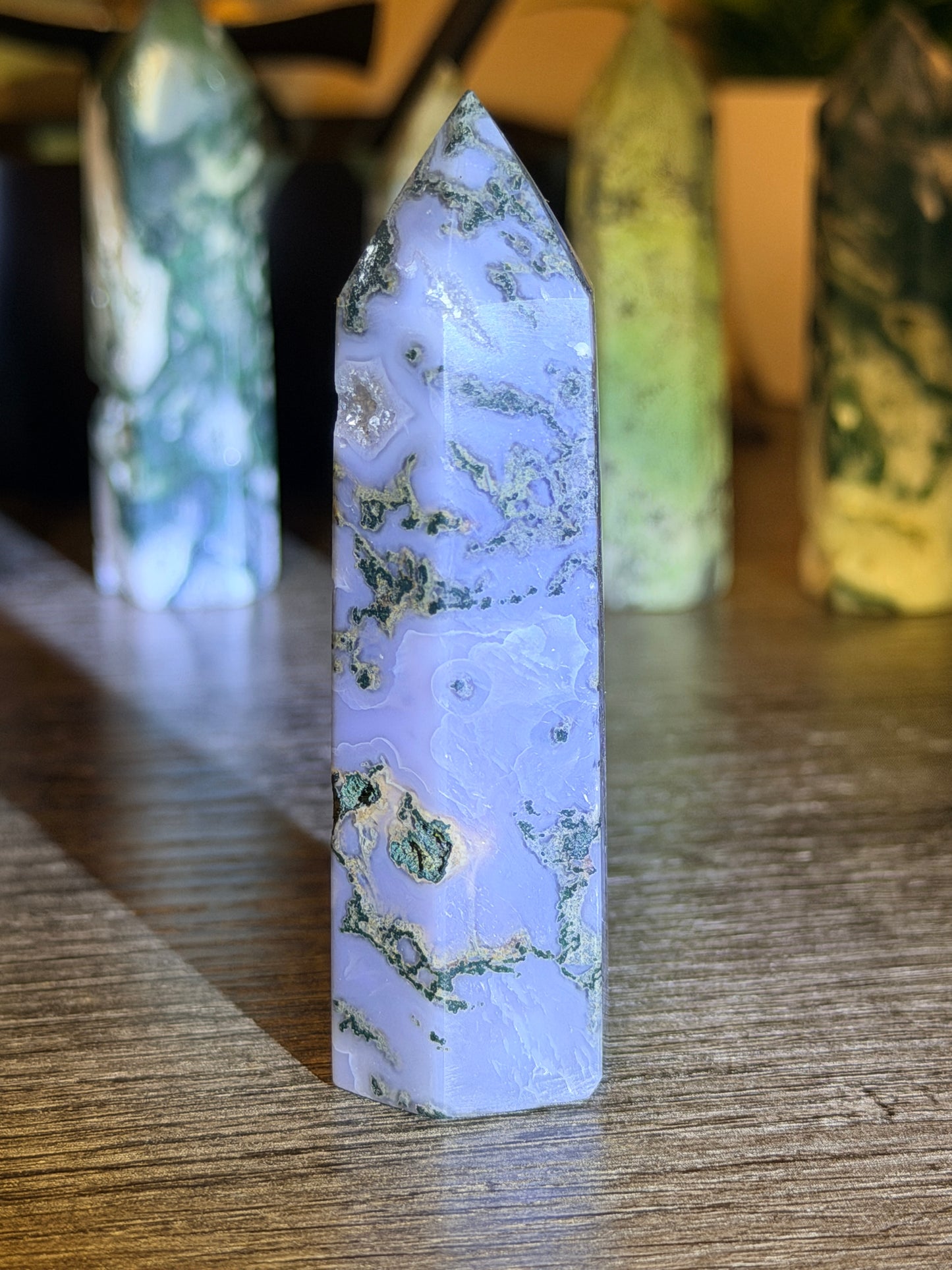 Moss Agate Tower Style 12