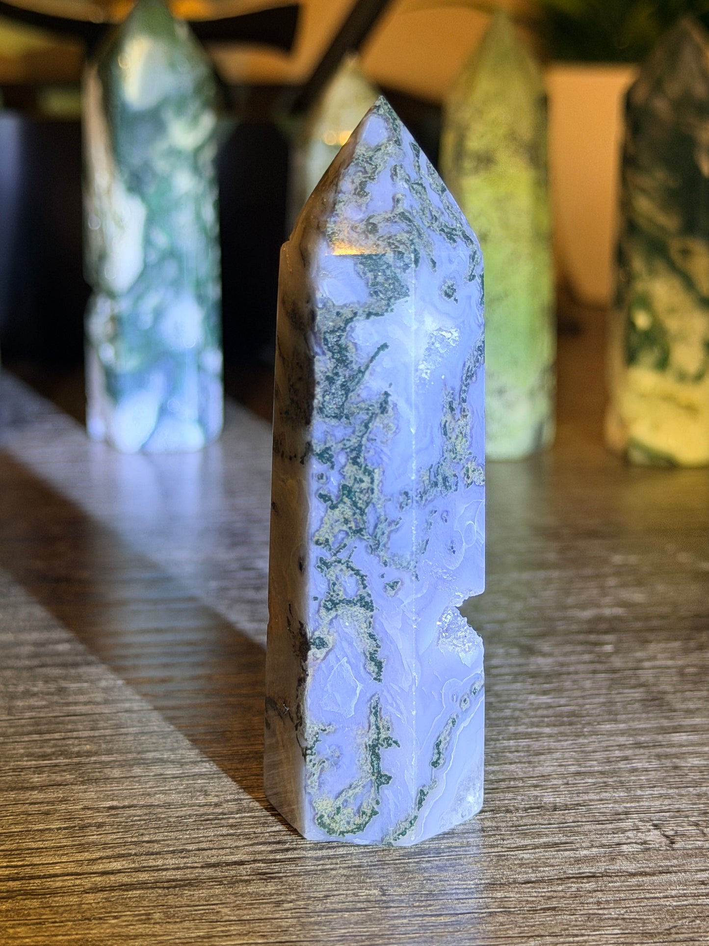 Moss Agate Tower Style 12