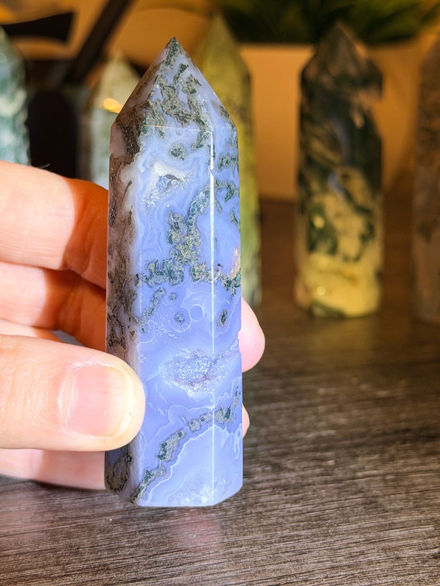 Moss Agate Tower Style 12