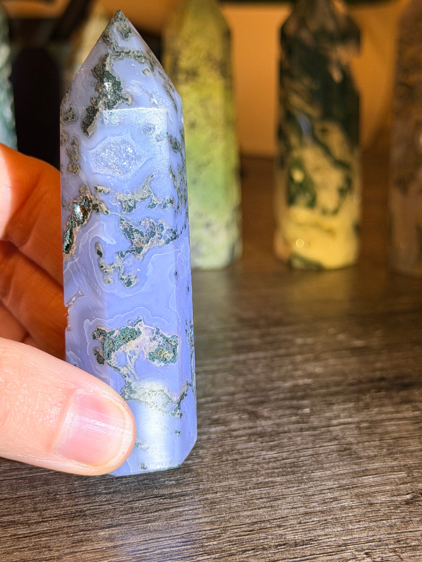 Moss Agate Tower Style 12