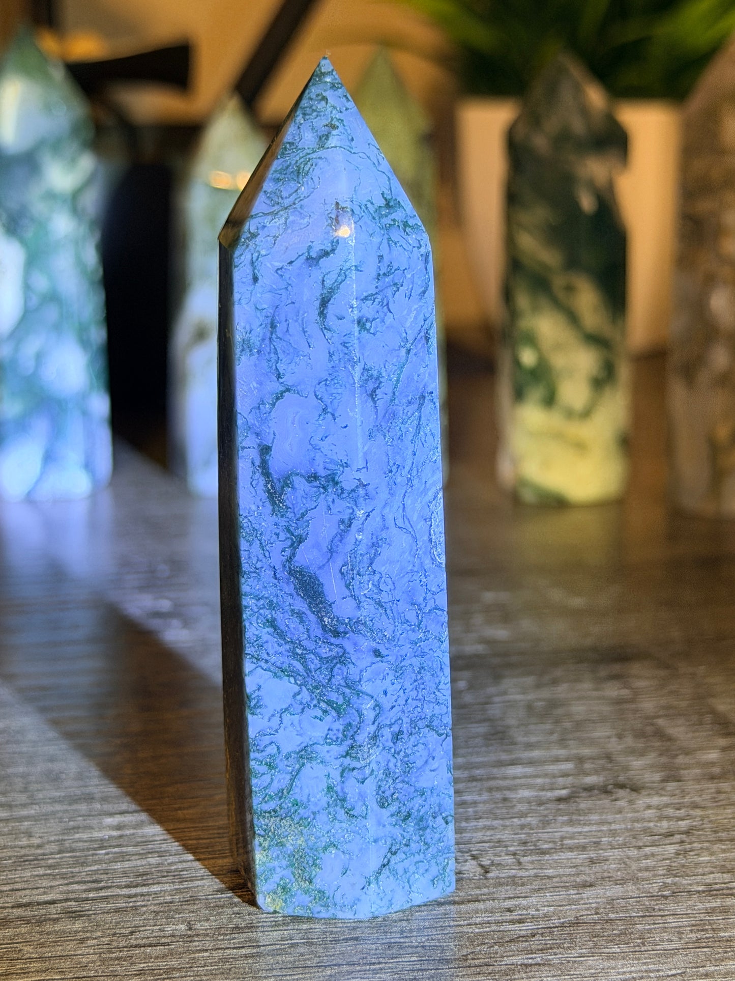 Moss Agate Tower Style 13