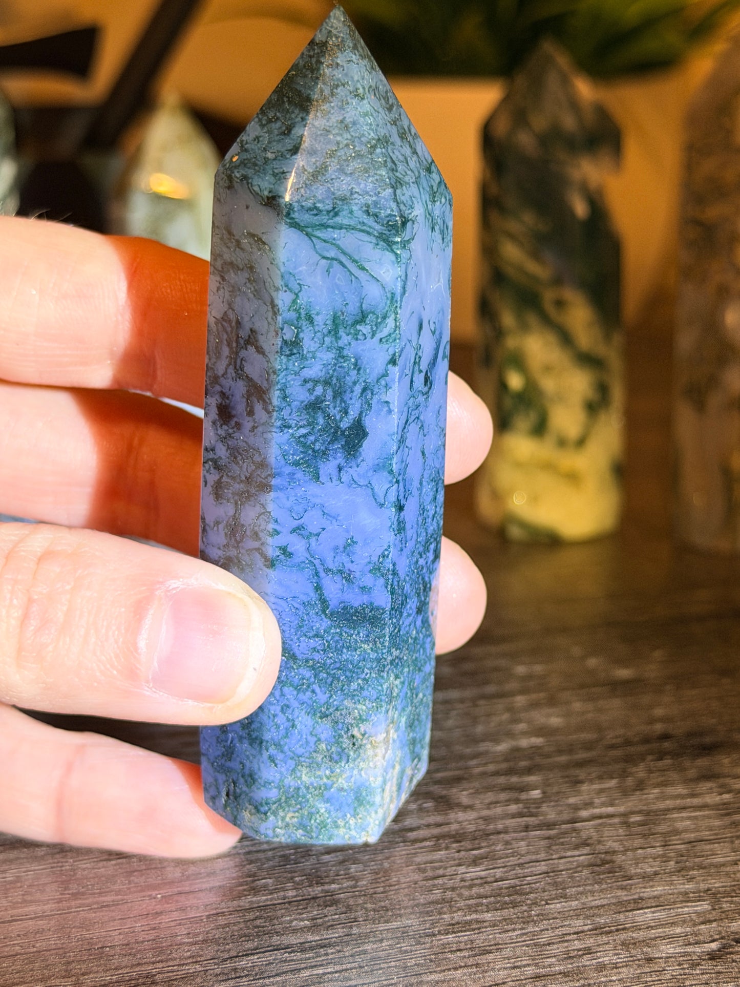 Moss Agate Tower Style 13