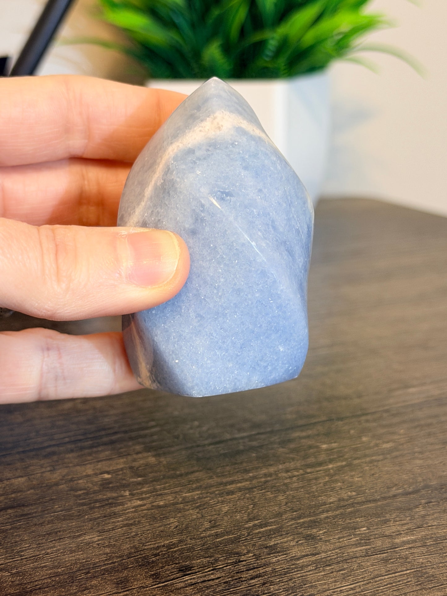 Blue Calcite Flame Style 1