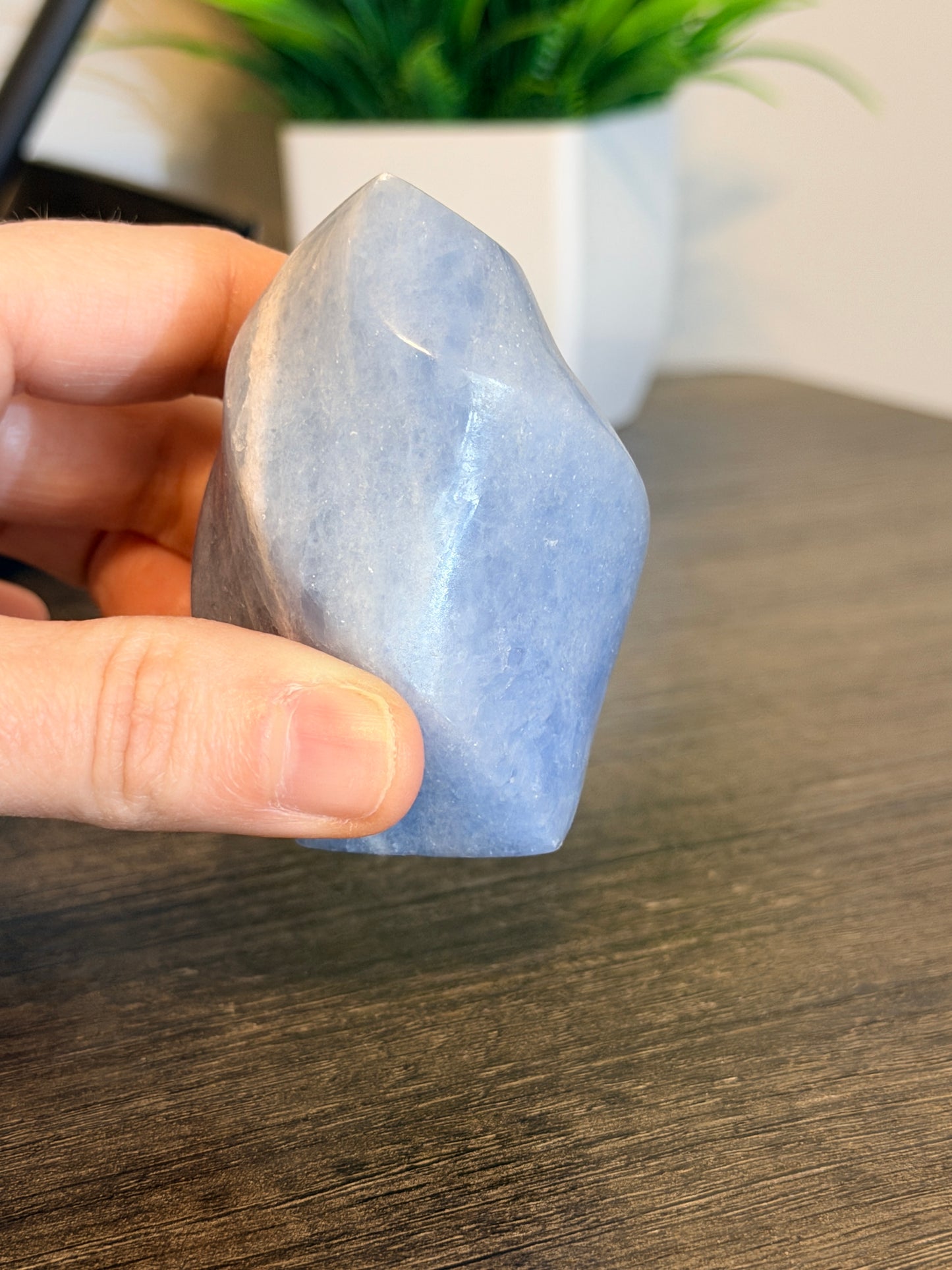 Blue Calcite Flame Style 1