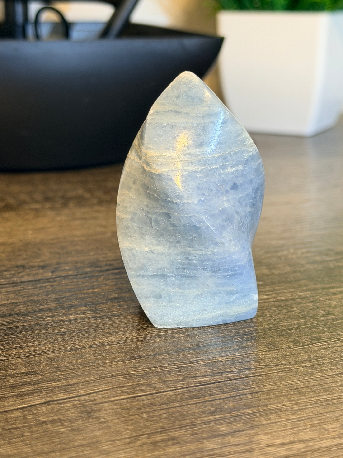 Blue Calcite Flame Style 2