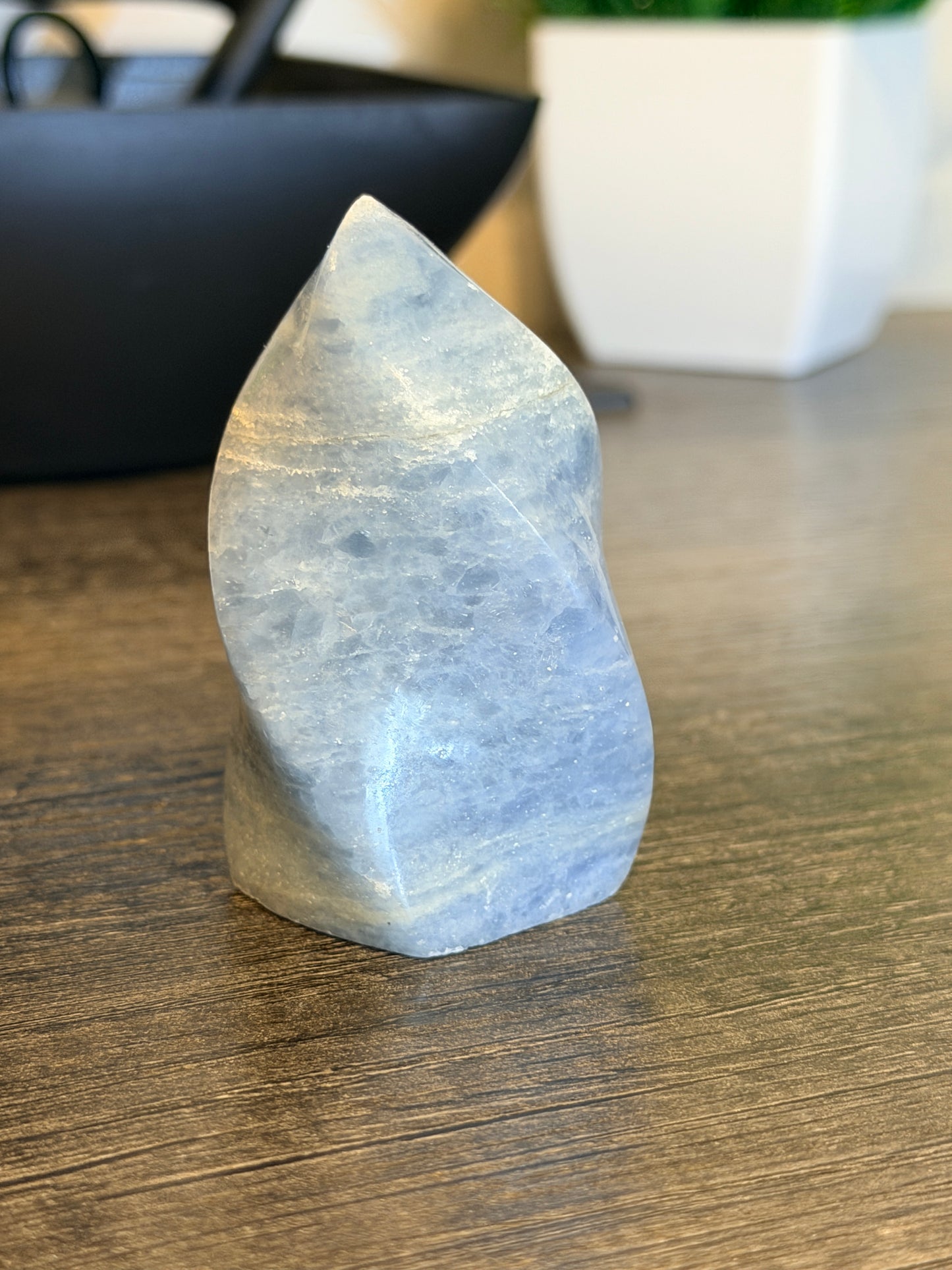 Blue Calcite Flame Style 2