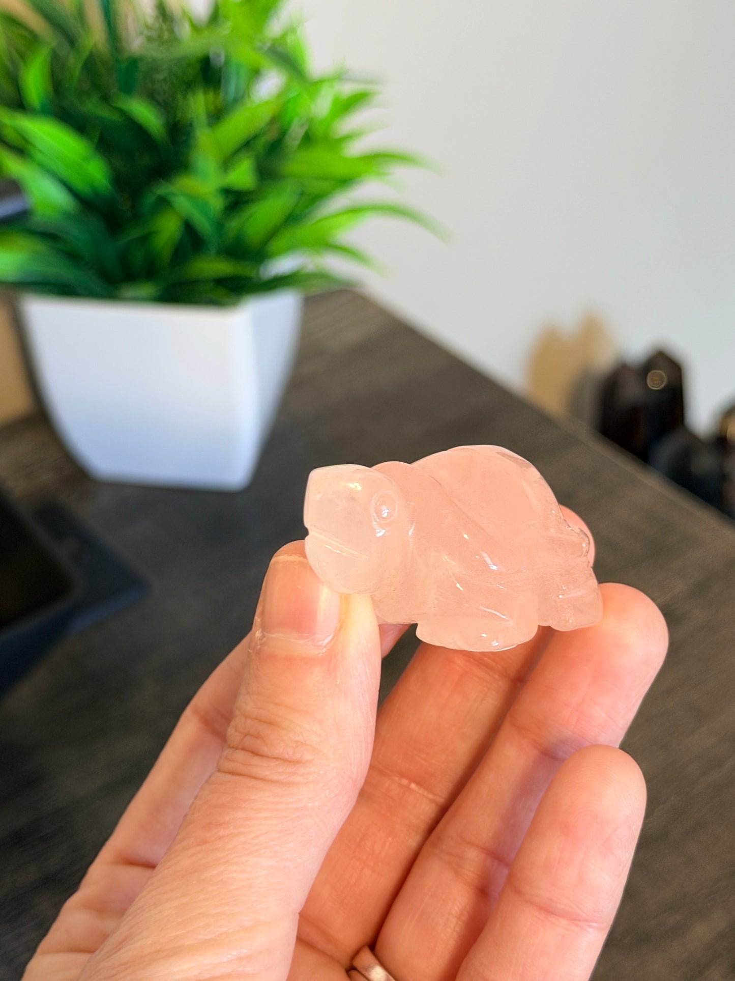 Rose Quartz Turtle Style 2