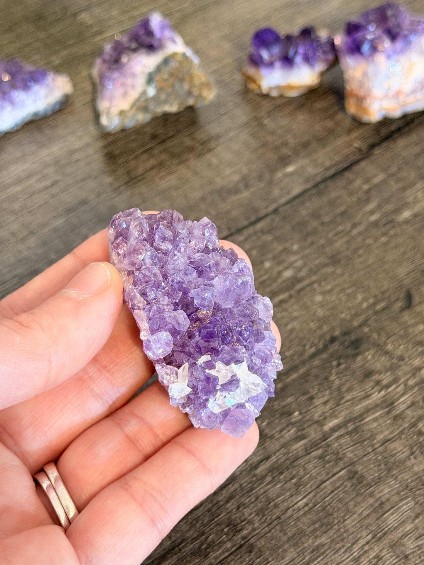 Amethyst Small Cluster Style 2