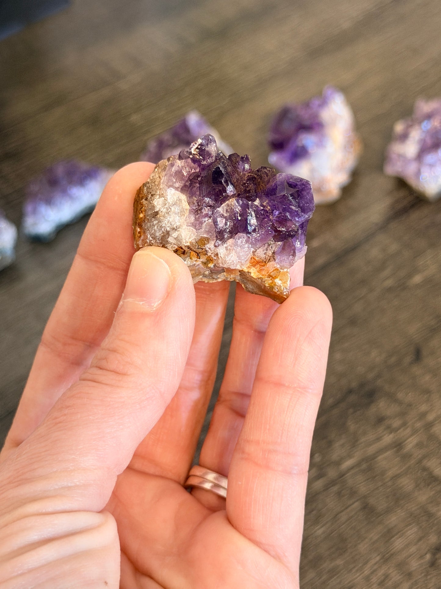 Amethyst Small Cluster Style 4
