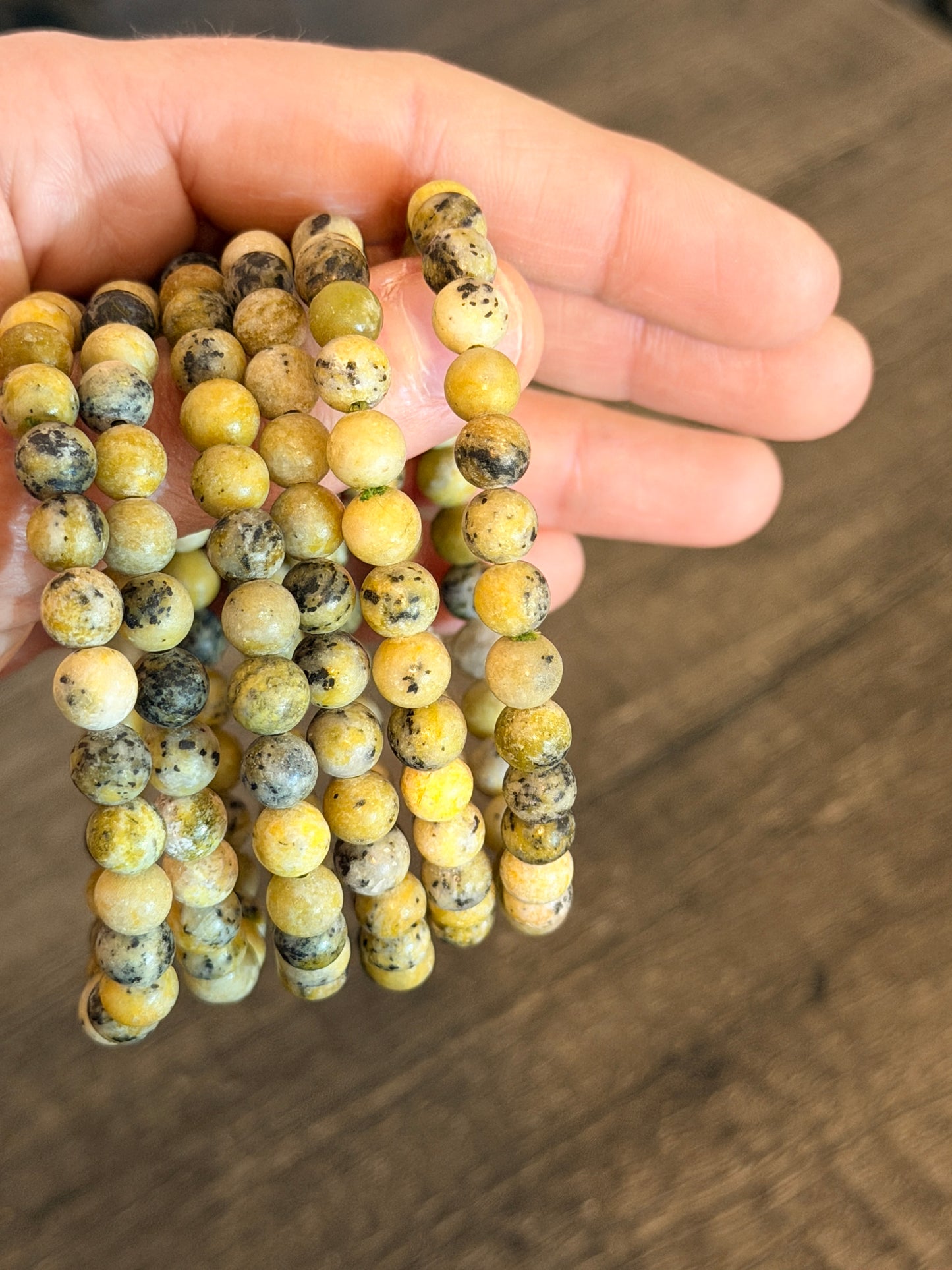 Serpentine 6mm Beaded Bracelet