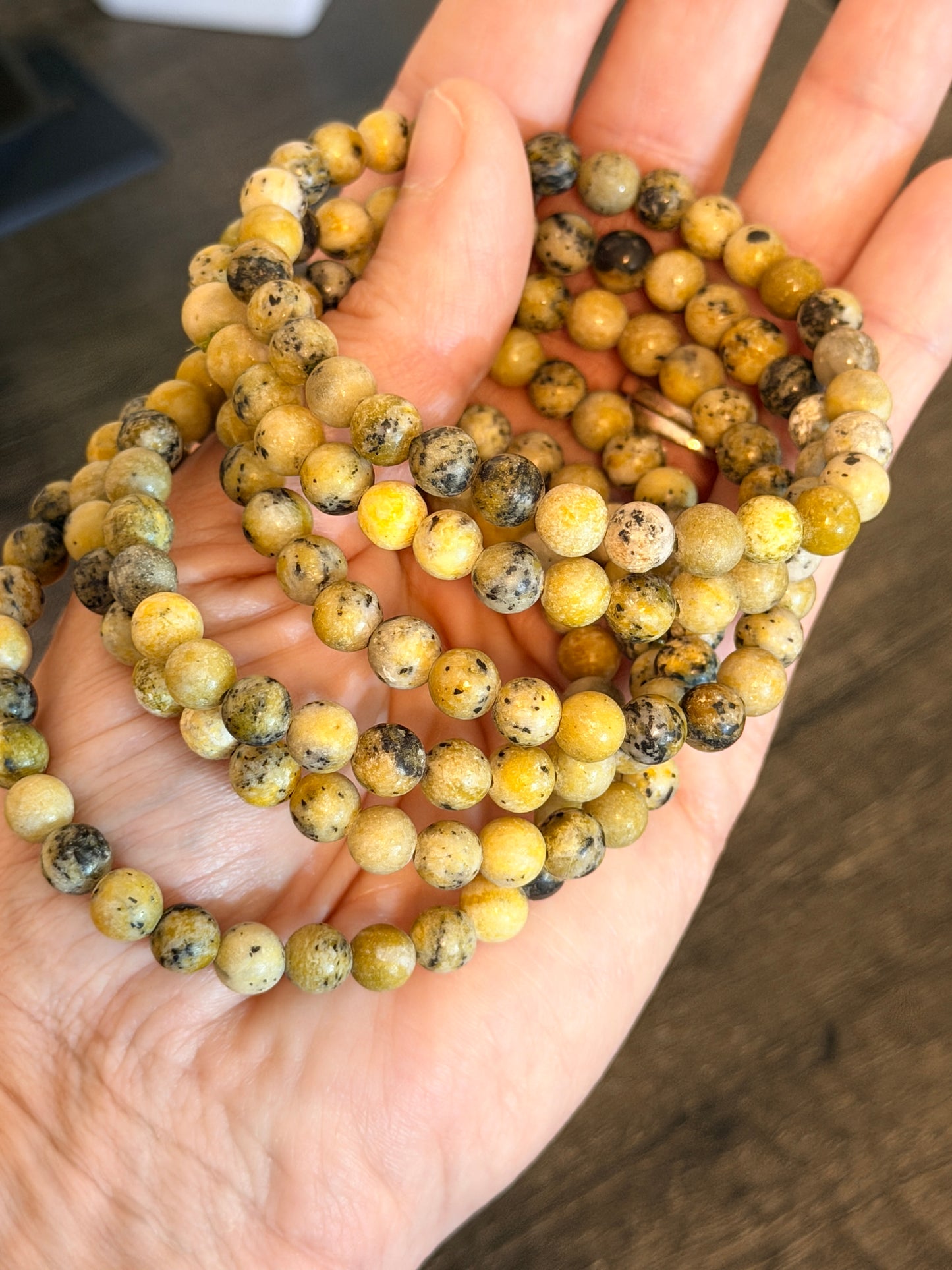 Serpentine 6mm Beaded Bracelet