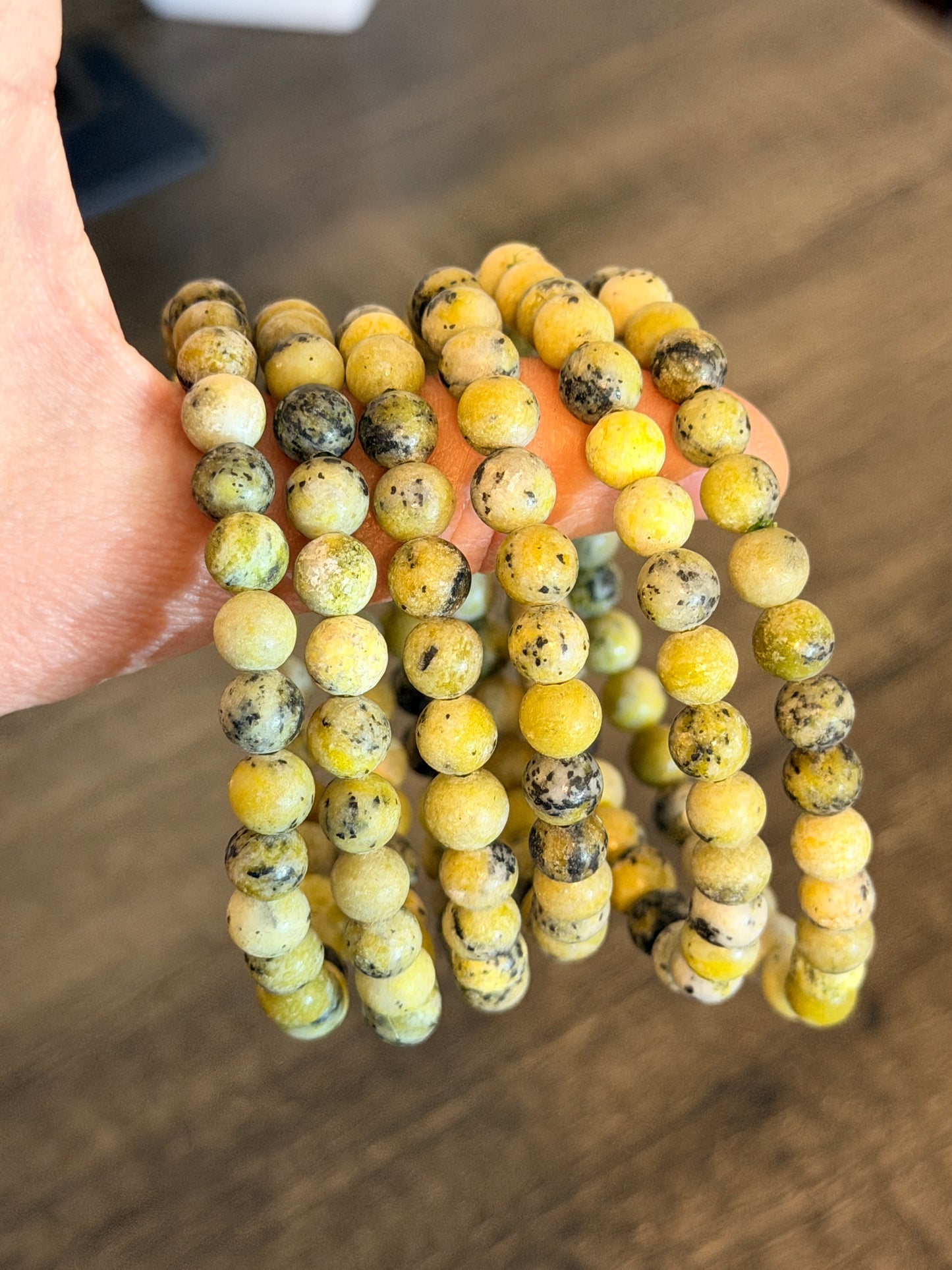 Serpentine 6mm Beaded Bracelet