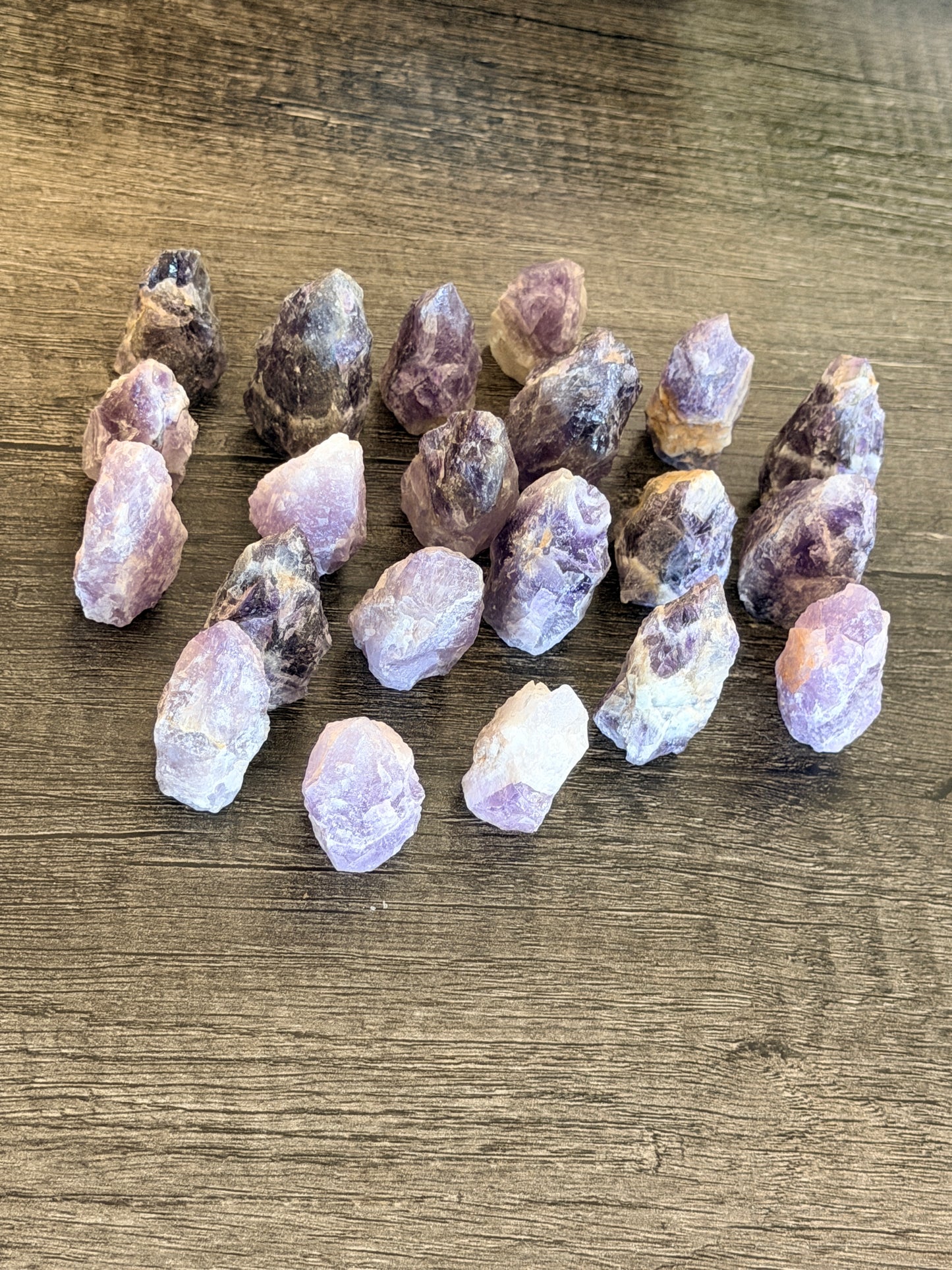 Raw Amethyst Crystal Pyramid