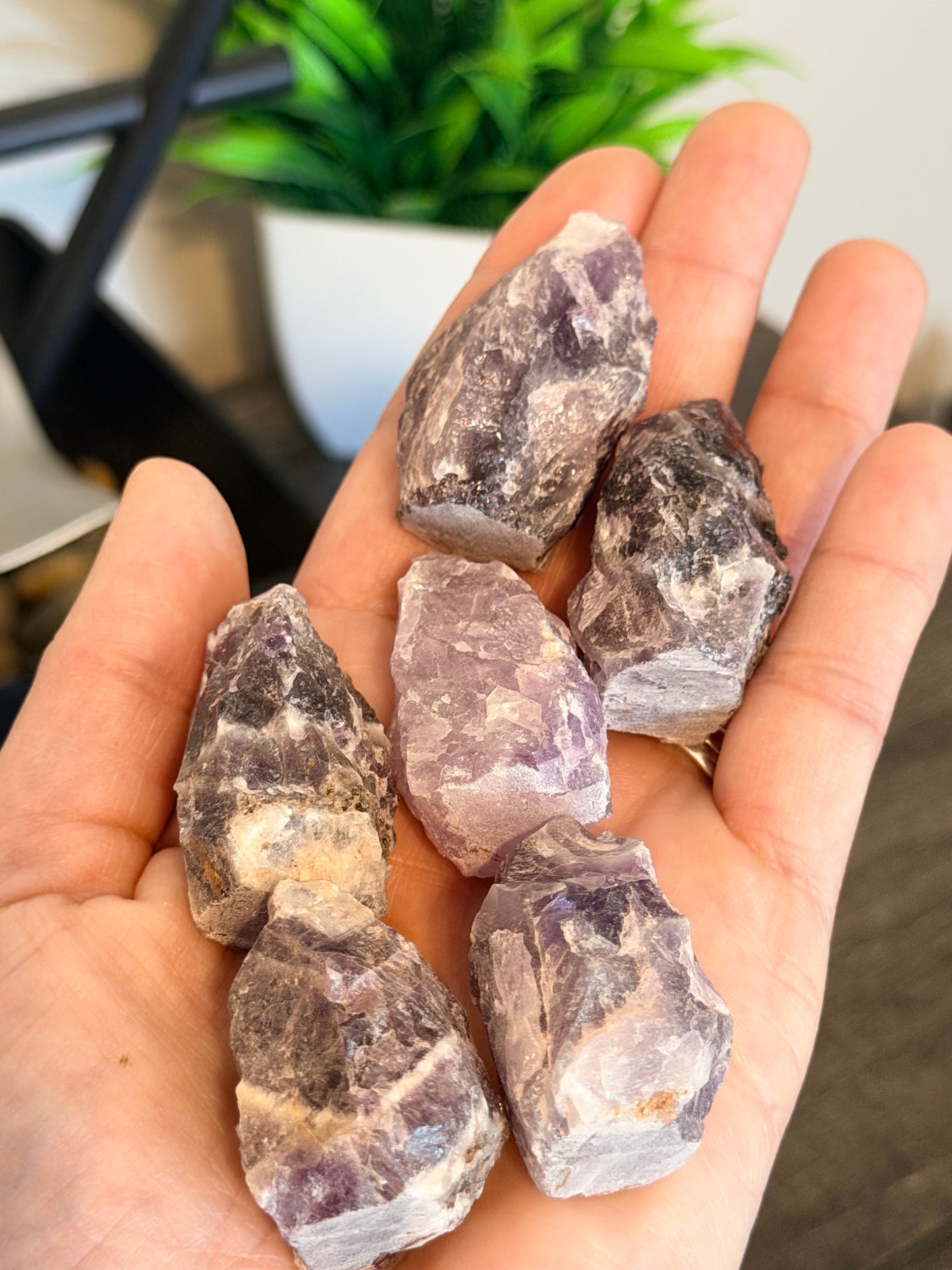 Raw Amethyst Crystal Pyramid