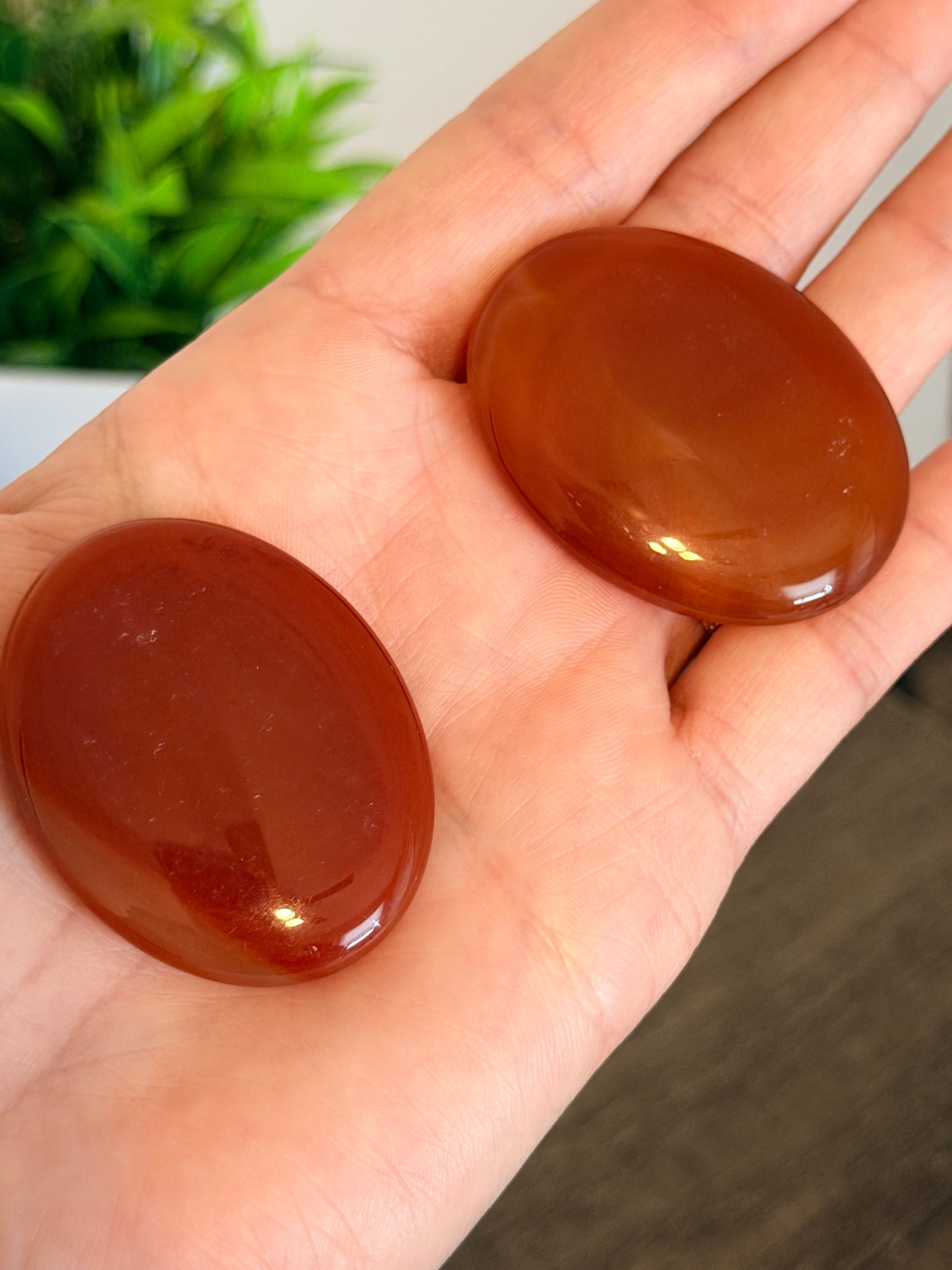Carnelian Worry Stone