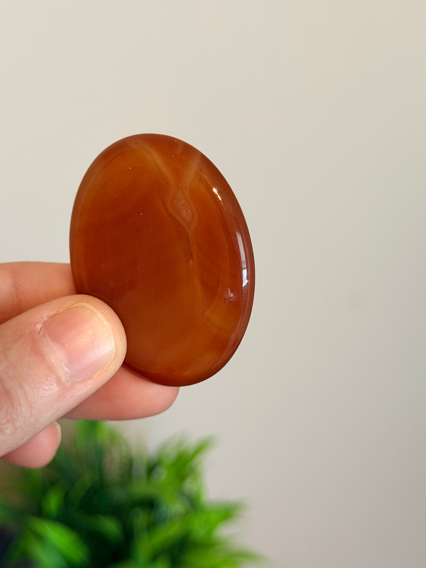 Carnelian Worry Stone