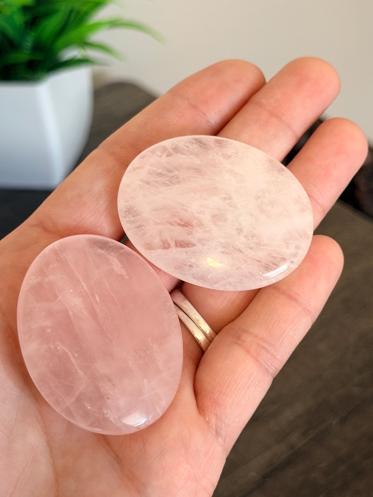 Rose Quartz Worry Stone