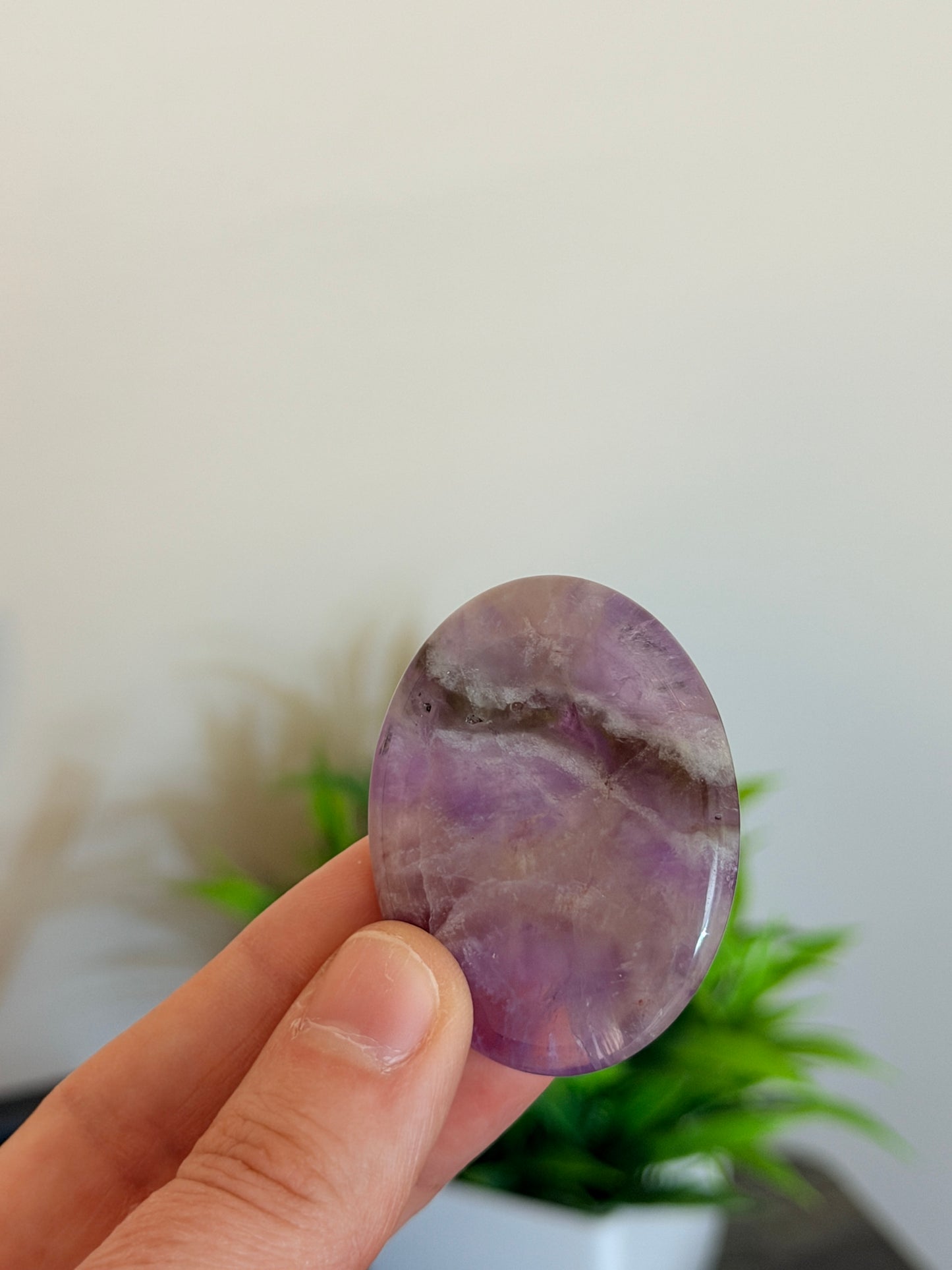 Amethyst Worry Stone