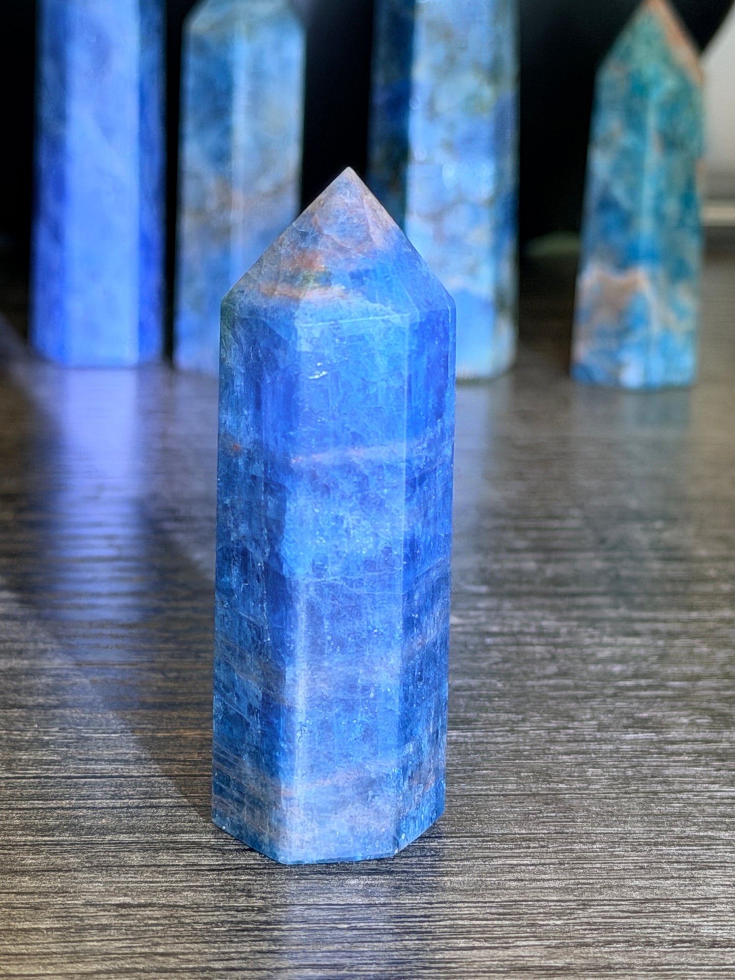 Blue Apatite Tower Style 1